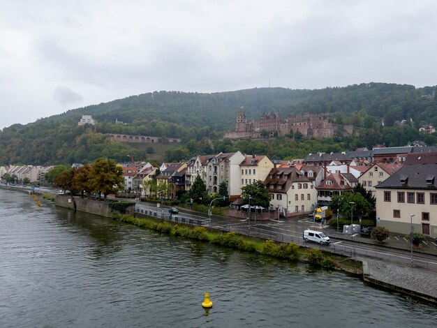 En el centro de la ciudad de Heidelberg se puede ver el antiguo castillo