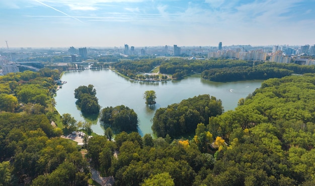 Centro de la ciudad de Minsk Bird'seye