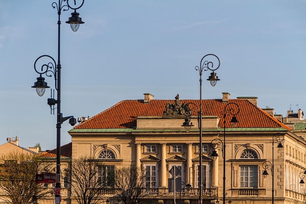 Centro de la ciudad de Varsovia Polonia