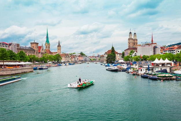 Centro de la ciudad de Zurich en Suiza