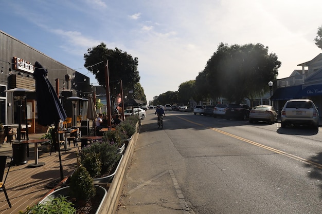 Centro da cidade de Half Moon Bay, Califórnia