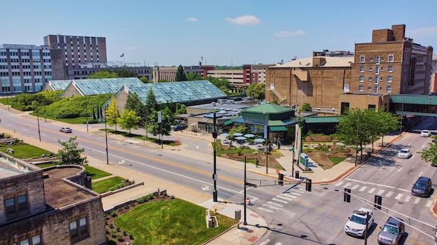 Centro de Fort Wayne, Indiana, do Conservatório Botânico.