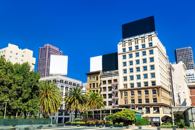 Centro de São Francisco na Union Square Califórnia Estados Unidos