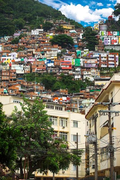 Centro e favela do Rio de Janeiro