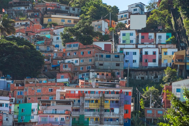 Foto centro y favela de río de janeiro