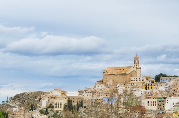 Centro histórico de la hermosa localidad rural de Cehegin Murcia España