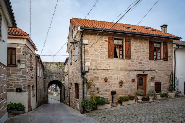 Centro histórico del pueblo Melgaco Portugal