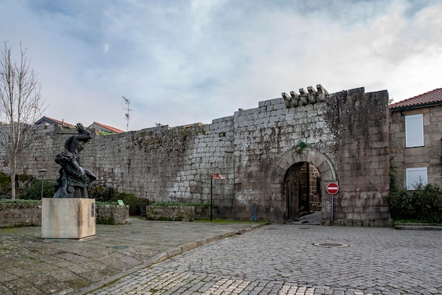 Centro histórico del pueblo Melgaco Portugal