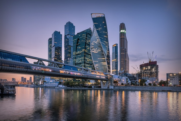 Centro Internacional de Negocios de Moscú (ciudad de Moscú), Rusia.