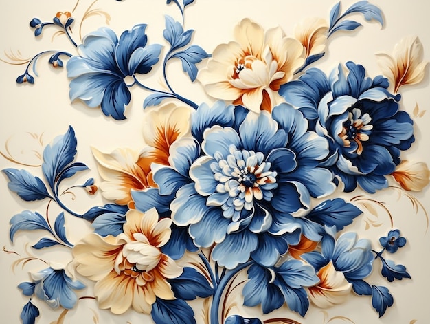 Cerâmica sem costura padrão abstrato em uma decoração de ornamento de damasco de azulejos de parede para azulejos florescentes