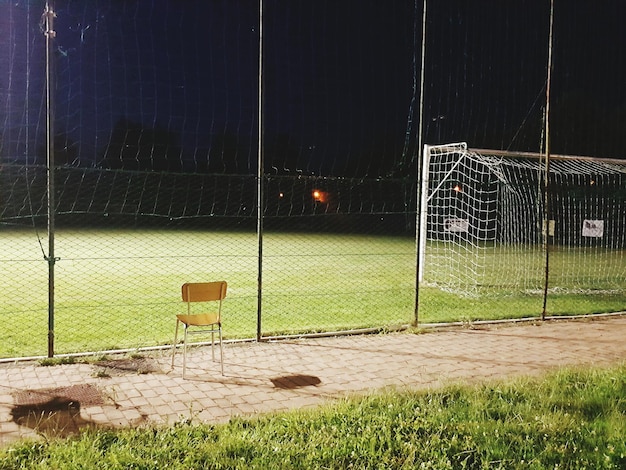 Foto cerca em campo gramado