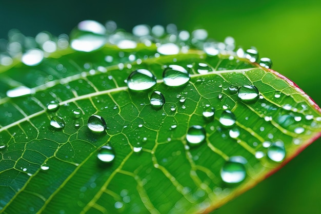 Cerca de gotas de agua