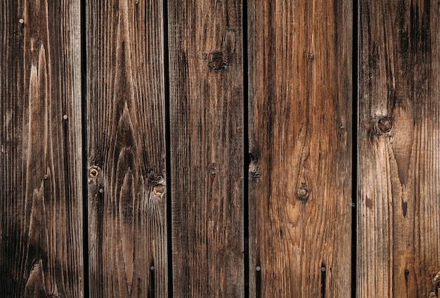 Cerca marrom escuro com textura de fundo de madeira foto de alta qualidade