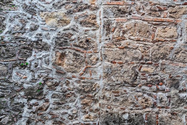 Cerca de las paredes de piedra de fondo de piedra