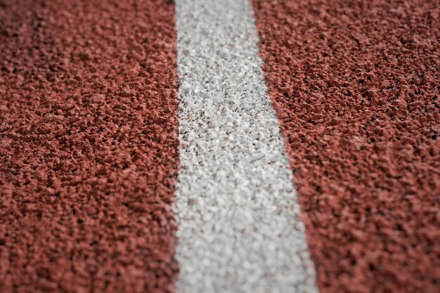 Cerca de la pista de atletismo. poca profundidad de campo. Antecedentes deportivos.