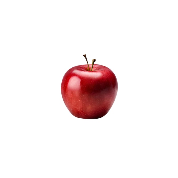 Cerca de sabrosa manzana roja