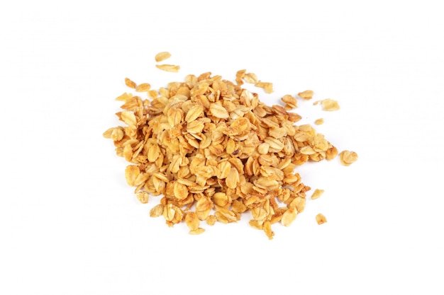 Cereais de granola de aveia