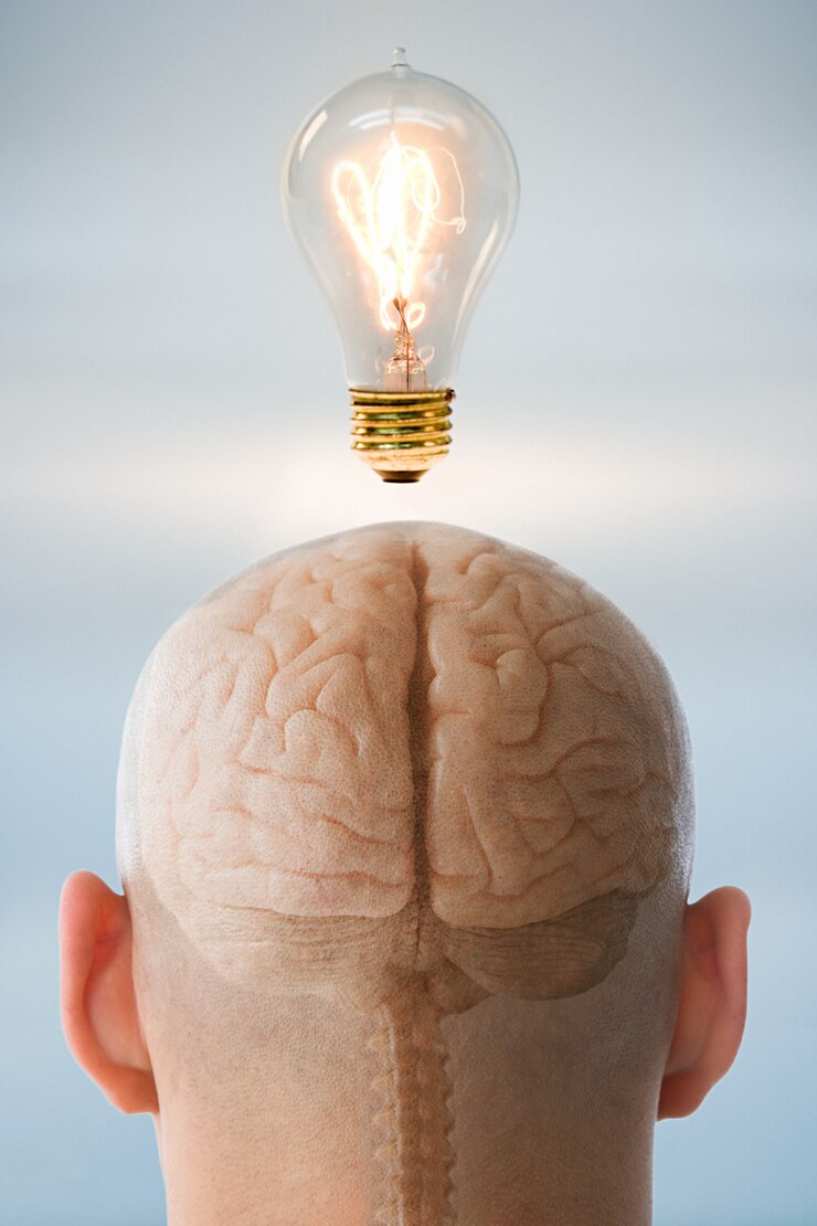 Foto cérebro inteligente