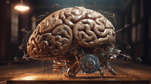 Un cerebro con la palabra cerebro en él