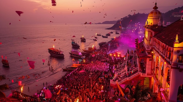 Ceremonia de apertura del Carnaval de Goa