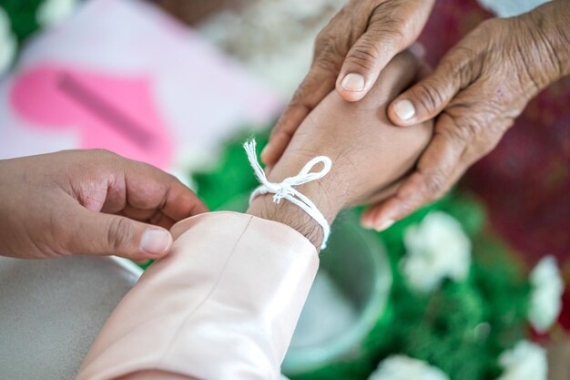 Ceremonia de boda tradicional tailandesa