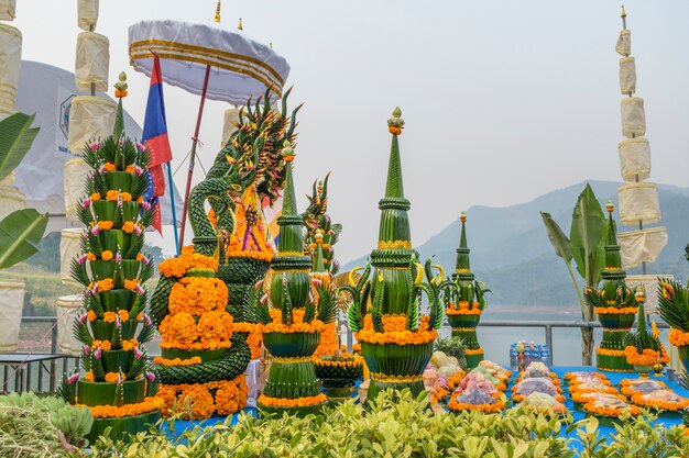 Ceremonia religiosa de Buda