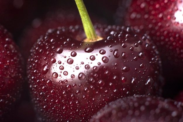 Cereza dulce y sabrosa