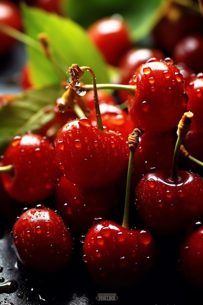 Cerezas de agua IA generativa