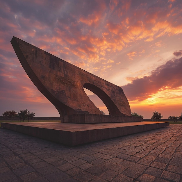 Foto cerimônia conmemorativa na fortaleza de brest