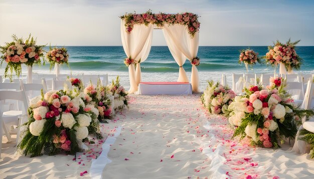 cerimónia de casamento na praia