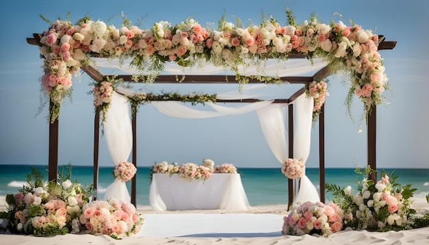 cerimónia de casamento na praia