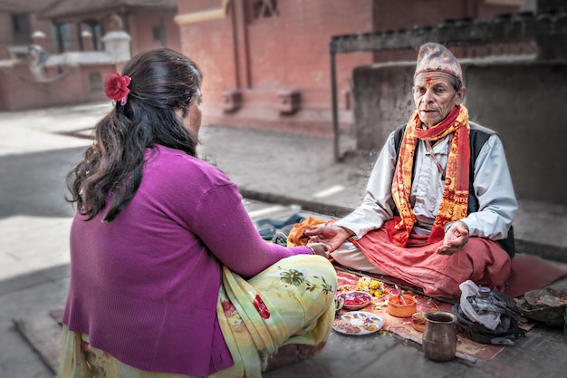 Cerimônia de puja