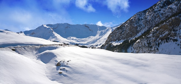 Cerler-Himmelbereich in Pyrenäen von Huesca Spanien