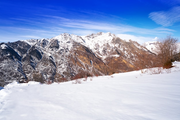 Cerler in den Pyrenäen von Huesca Spanien