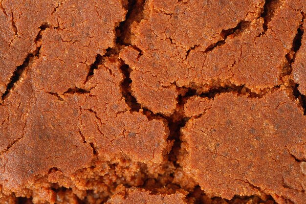 Cerrar textura macro de galletas de chocolate Vista superior