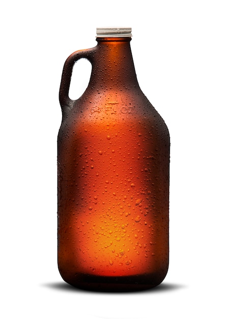 Foto cerveja homebrew em growler