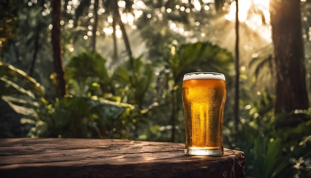 Foto cerveja na natureza