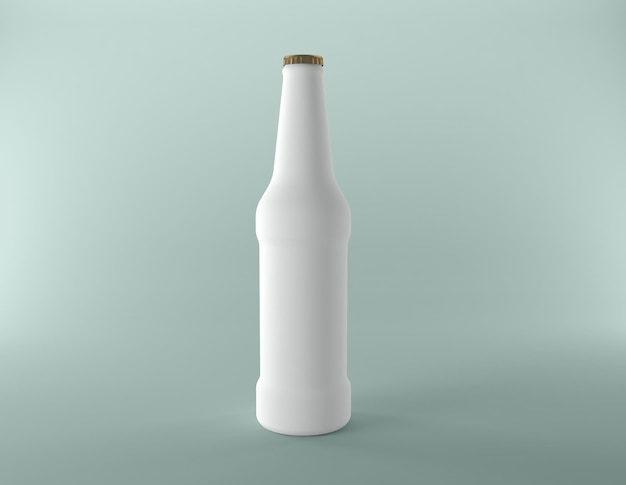 Foto cerveza alcohol bebidas botella 3d rendered ilustración