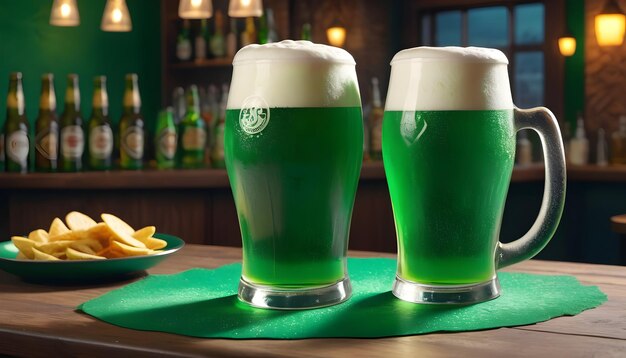 La cerveza verde de San Patricio