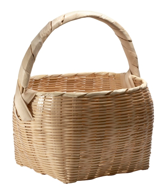 cesta de color marrón claro