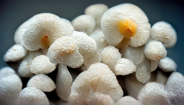 Cestas de Hongos Blancos en un Mercado Generativo Ai