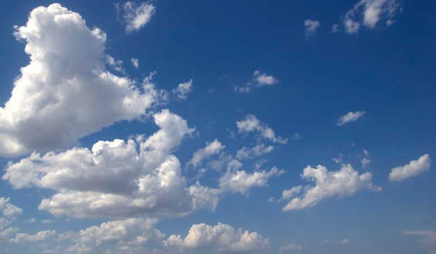 Céu azul ar de alto ângulo