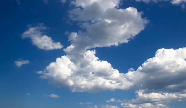 Céu azul Ar de alto ângulo