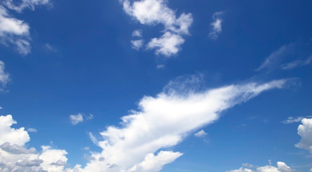 Céu azul Ar de alto ângulo