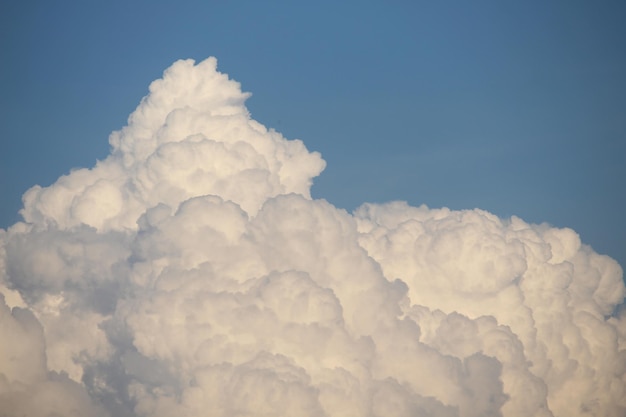 Céu azul brilhante com nuvens brancas para fundo ou papéis de parede