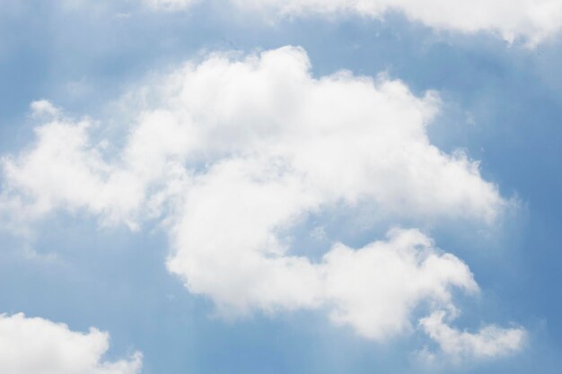 Céu azul brilhante com nuvens brancas para fundo ou papéis de parede