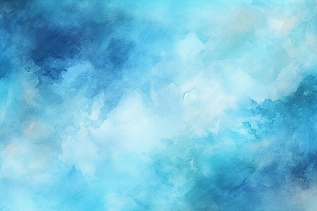 Céu azul claro aquarela abstrata fundo grunge