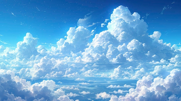 Céu azul claro poderia fundo banner HD