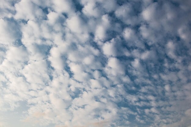 Céu azul com algumas nuvens brancas