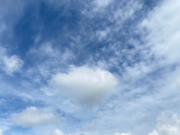 Céu azul com fundo cloudscape